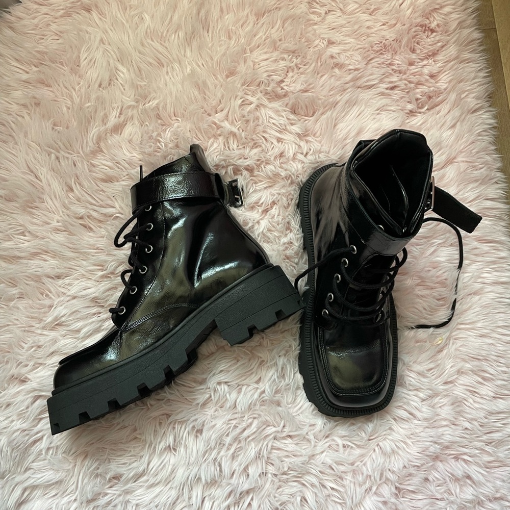 Black Combat Boots